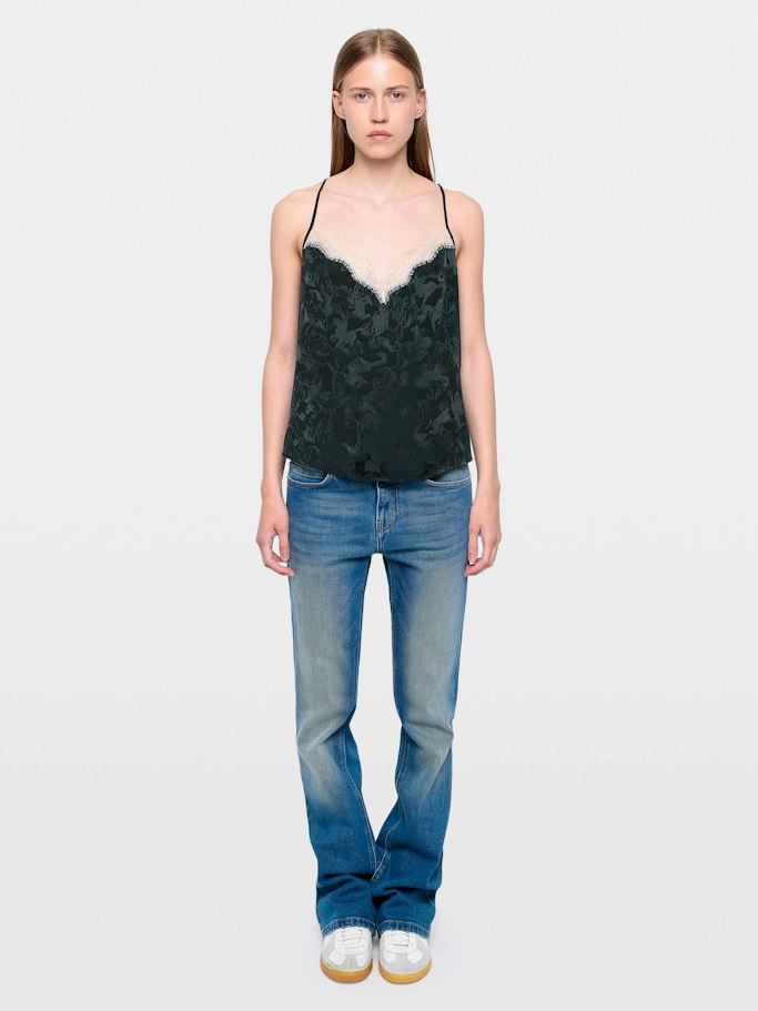 Top Lencero Cespa 100% Seda