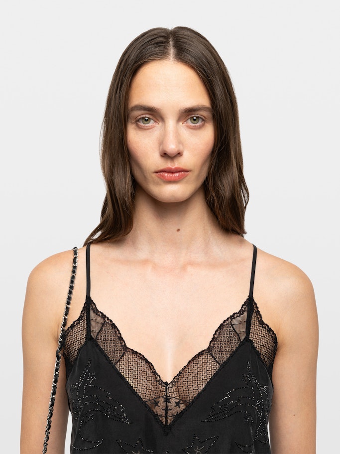 Top Lencero Christy 100% Seda