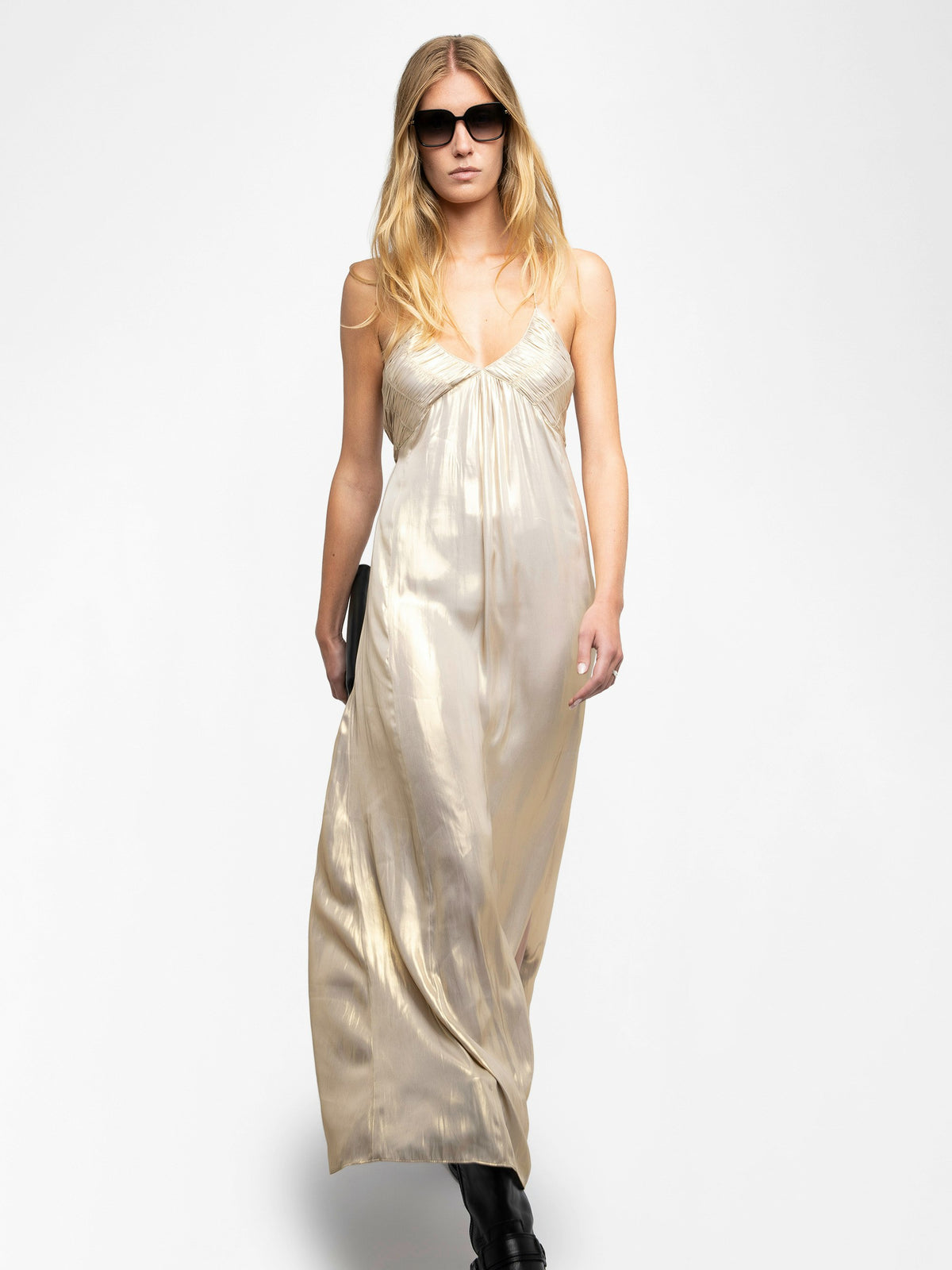 Vestido De Satén De Rayón