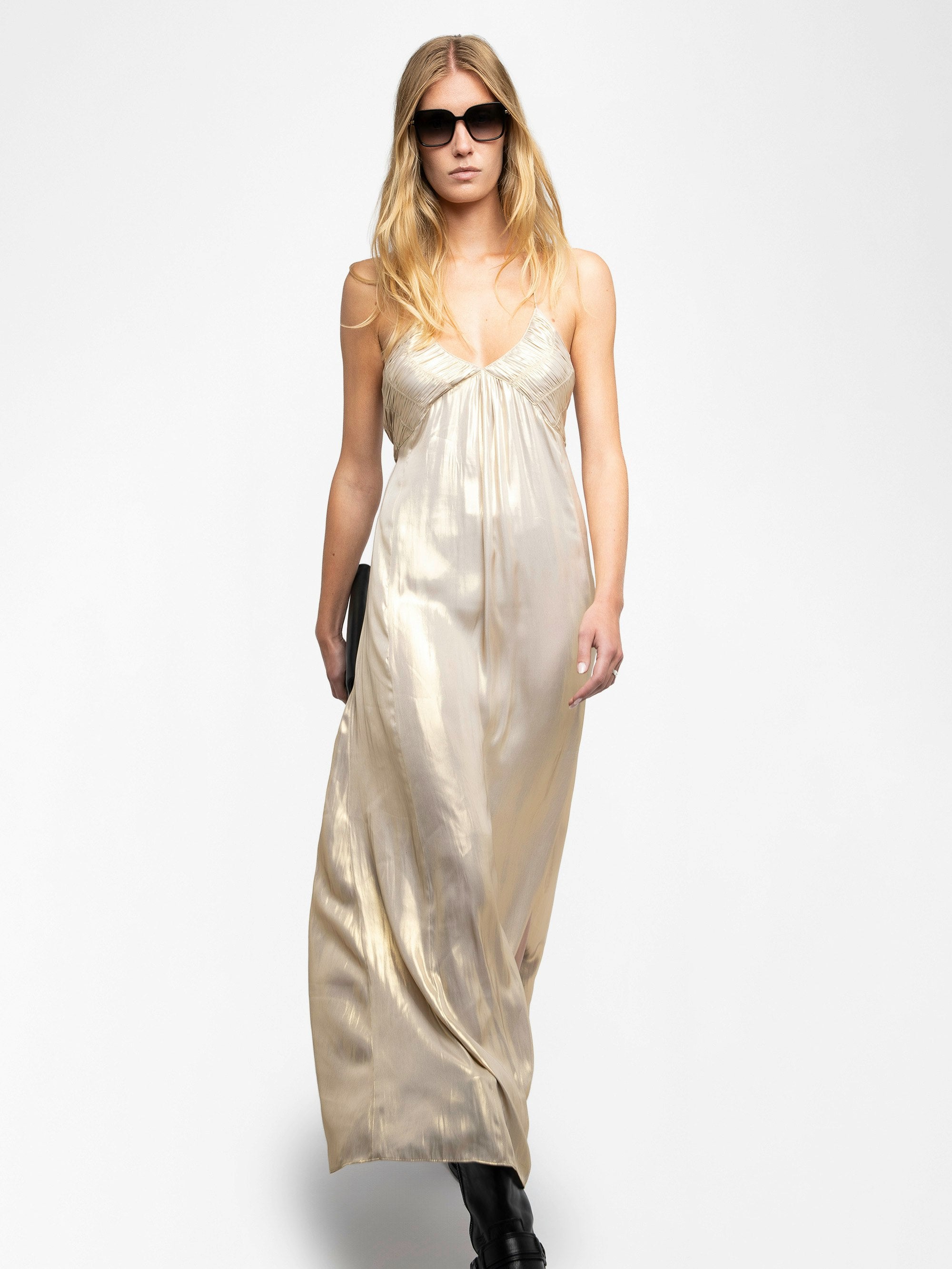 Vestido De Satén De Rayón