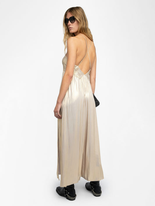 Vestido De Satén De Rayón