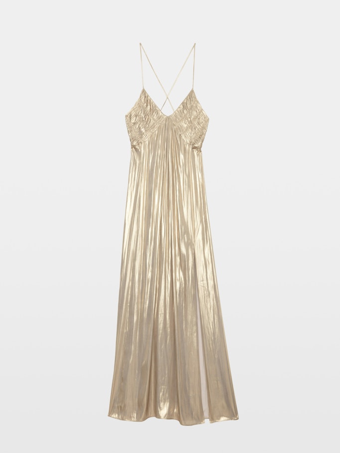 Vestido De Satén De Rayón