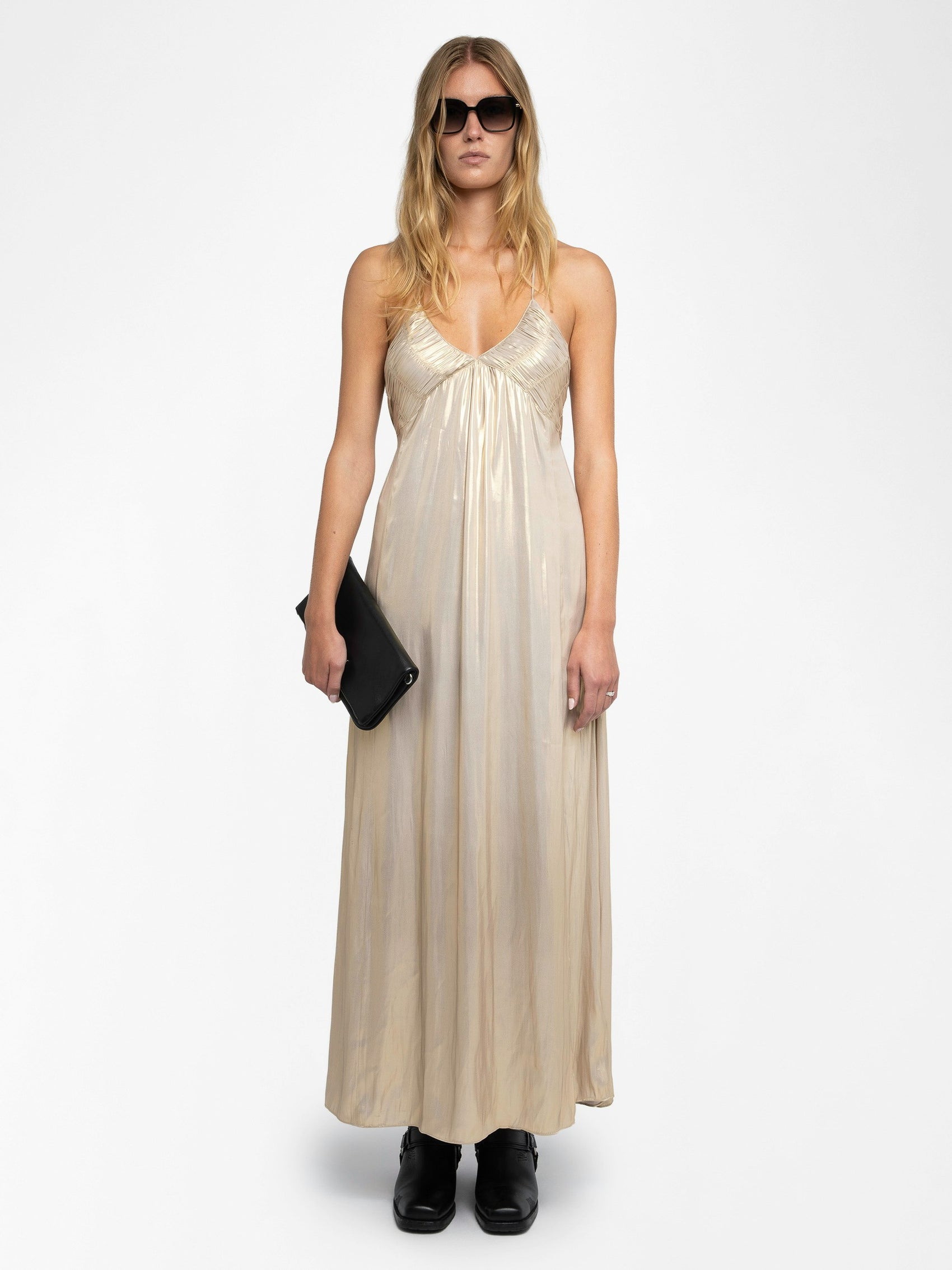 Vestido De Satén De Rayón