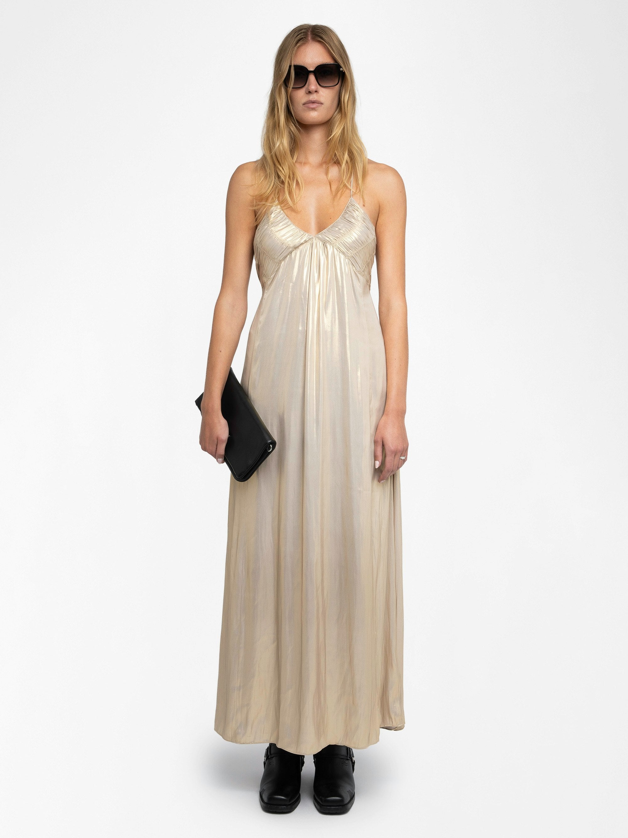 Vestido De Satén De Rayón