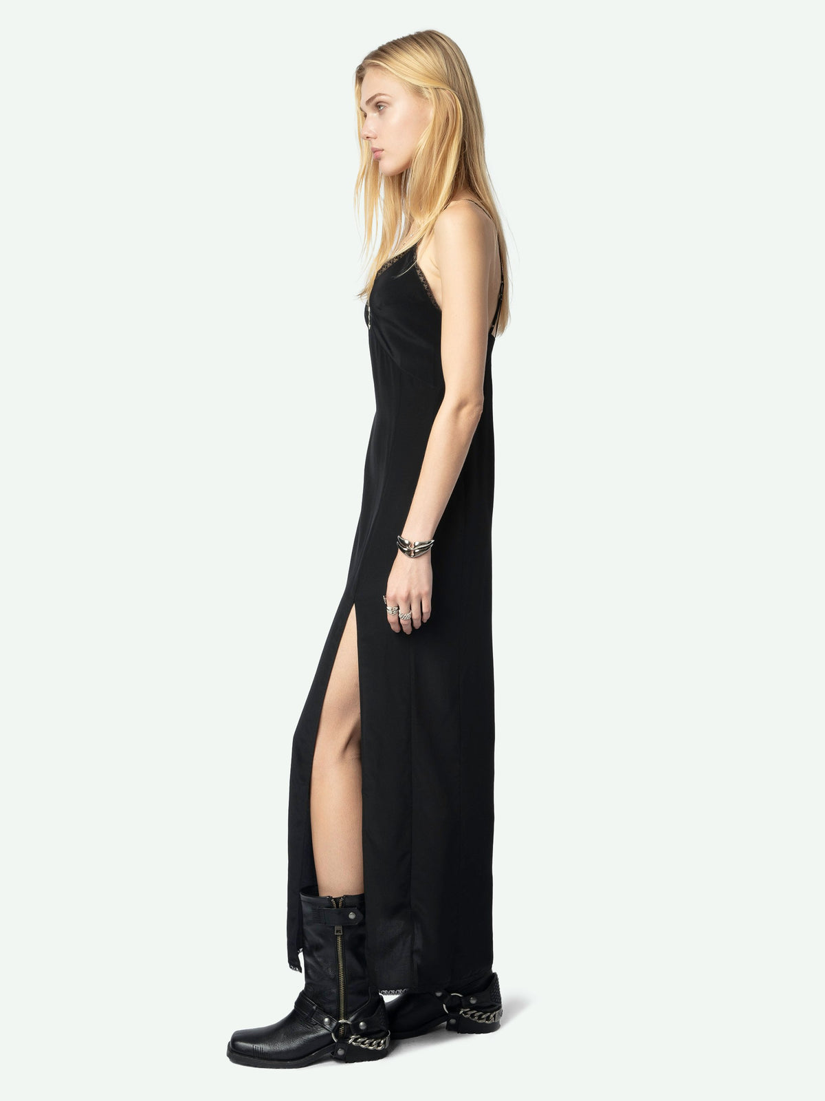 Vestido Ramelil 100% Seda Zadig & Voltaire — vista lateral