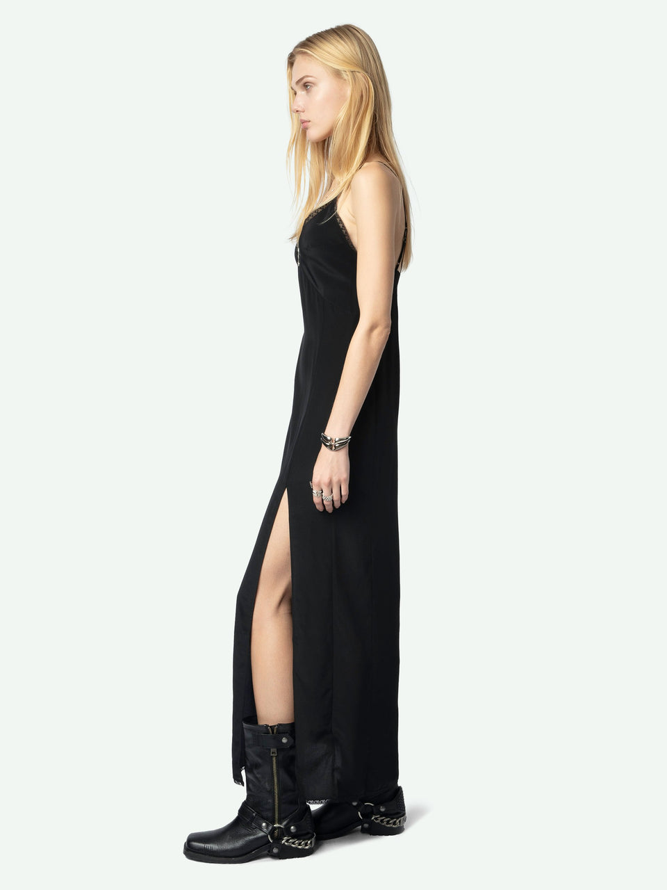 Vestido Ramelil 100% Seda Zadig & Voltaire — vista lateral