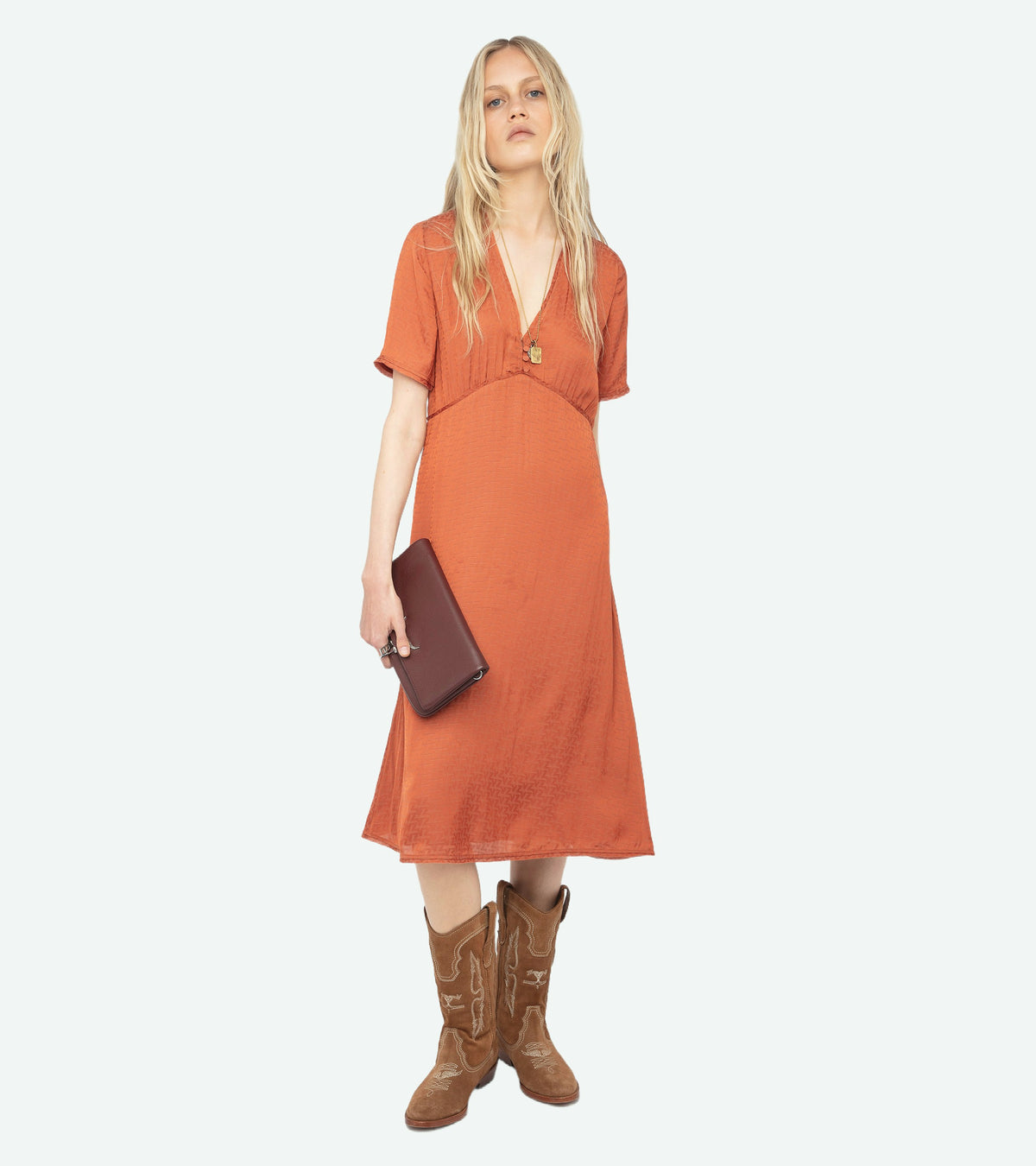 Vestido Rhodral Satén