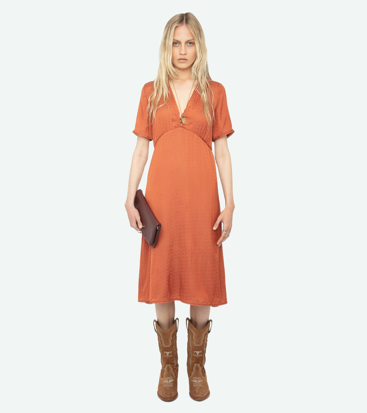 Vestido Rhodral Satén