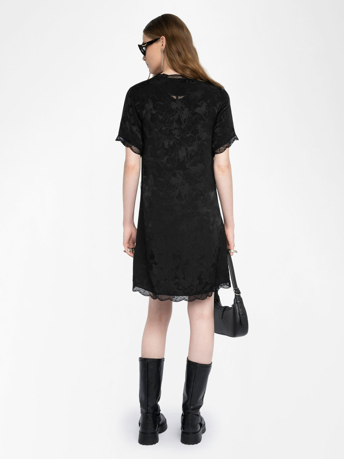 Vestido Rerzo 100% Seda Zadig & Voltaire — vista lateral