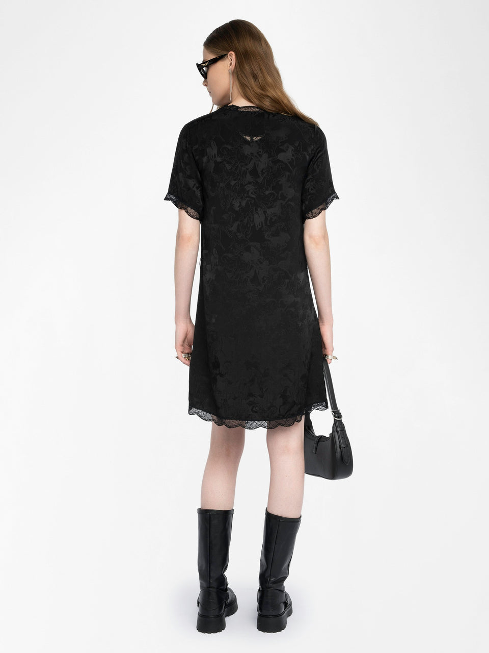 Vestido Rerzo 100% Seda Zadig & Voltaire — vista lateral