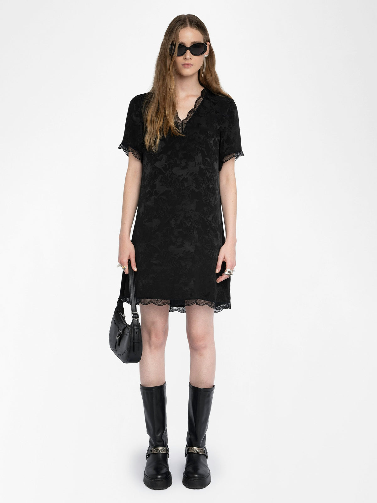 Vestido Rerzo 100% Seda Zadig & Voltaire — vista frontal