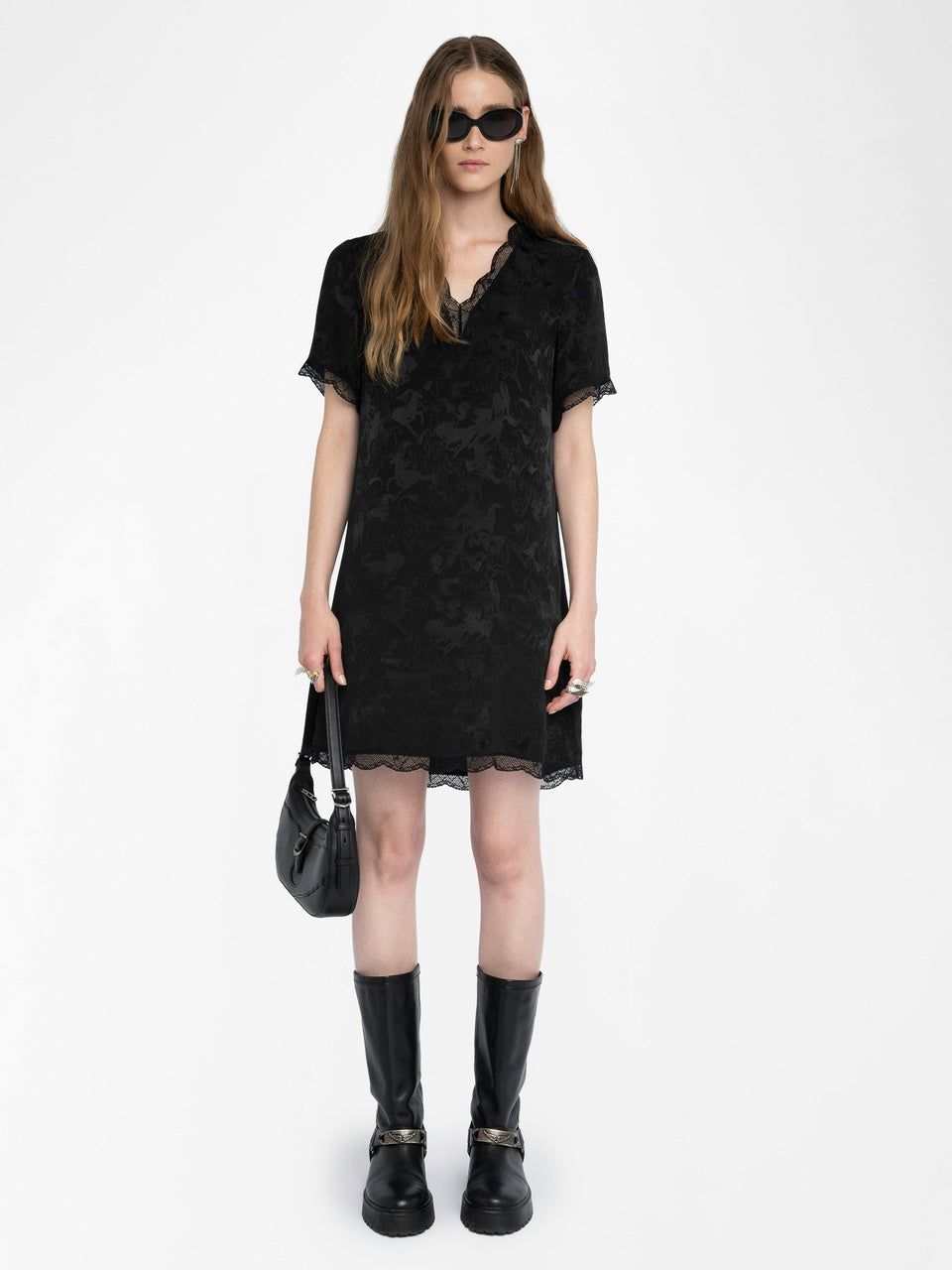 Vestido Rerzo 100% Seda Zadig & Voltaire — vista frontal