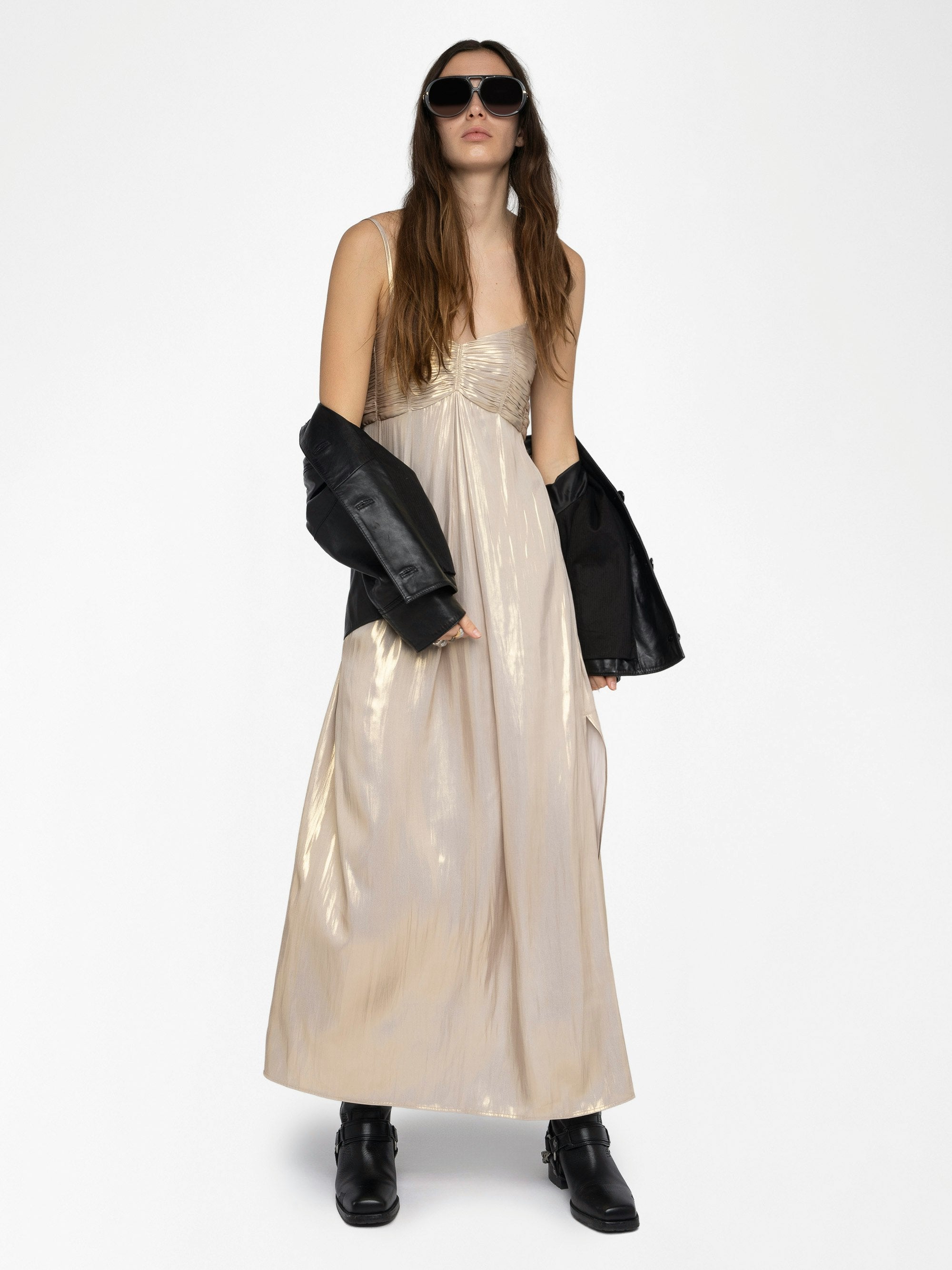 Vestido Rippie Satén
