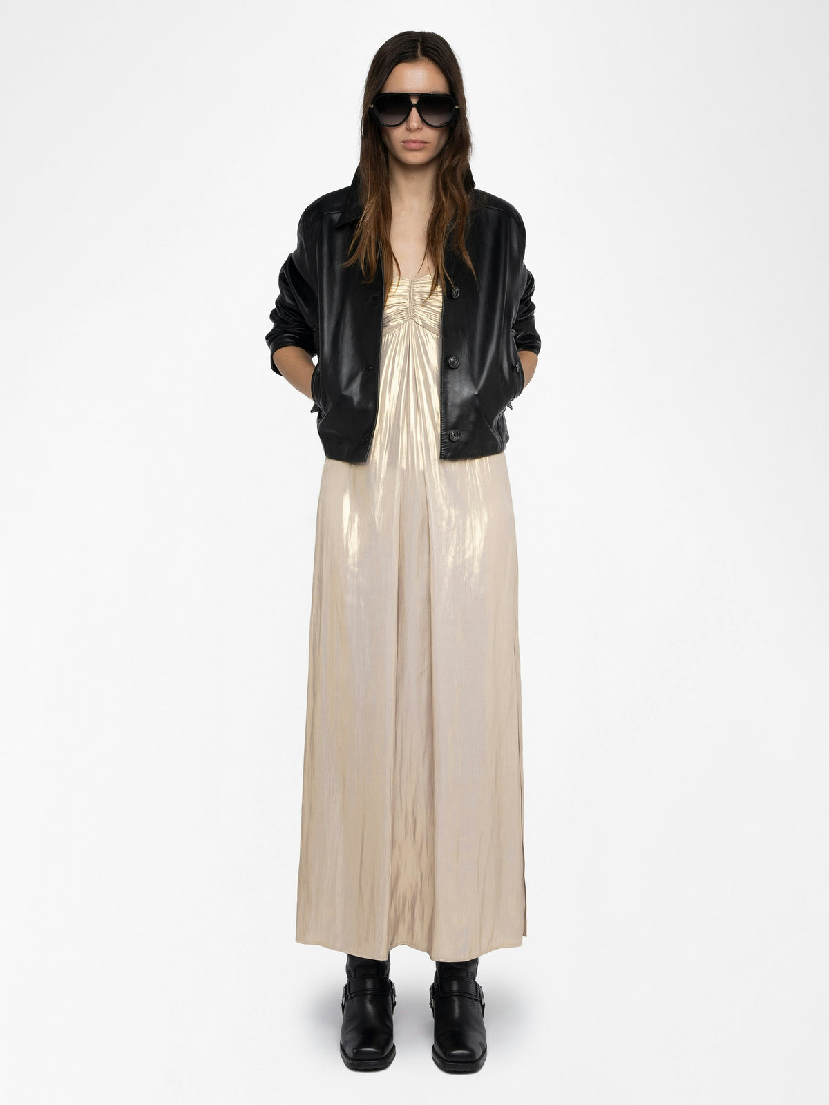 Vestido Rippie Satén