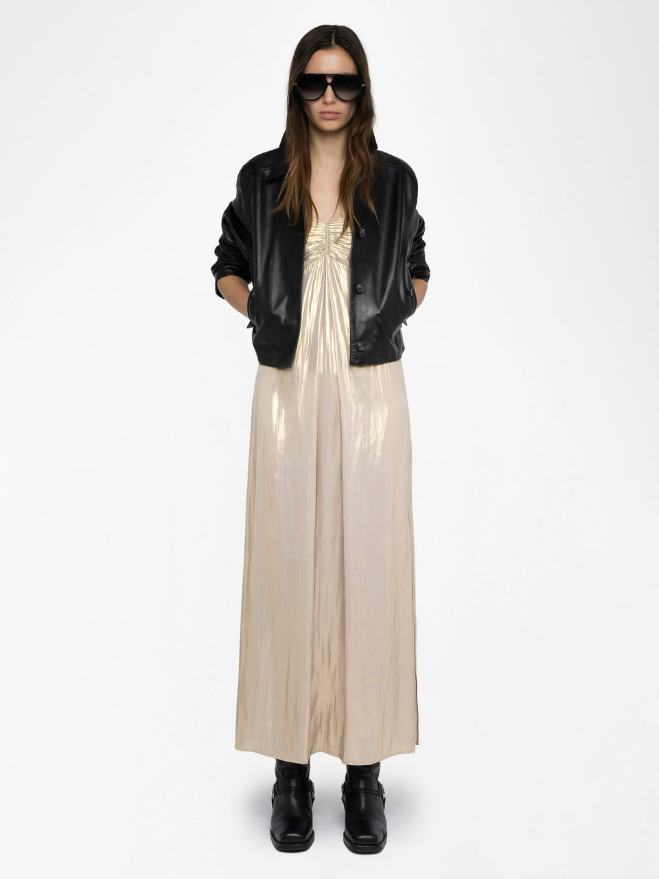 Vestido Rippie Satén