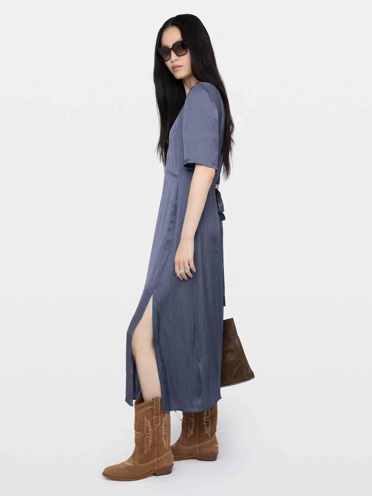 Vestido Rodalan Satén