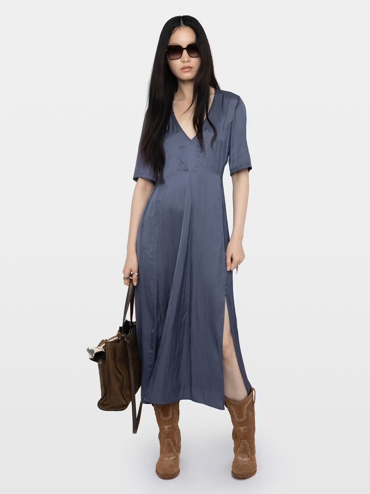 Vestido Rodalan Satén