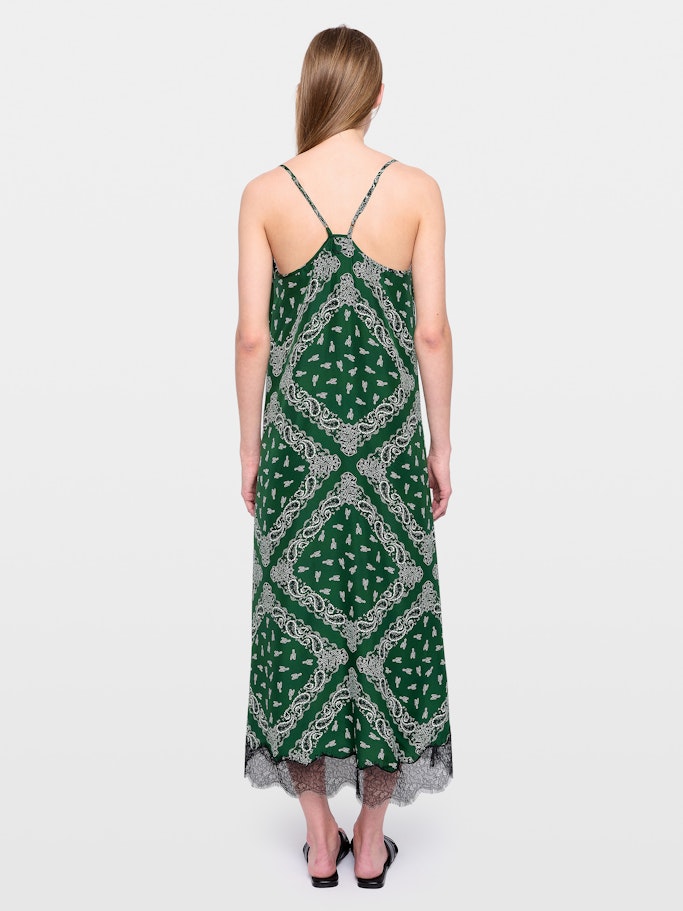 Vestido Respa 100% Seda