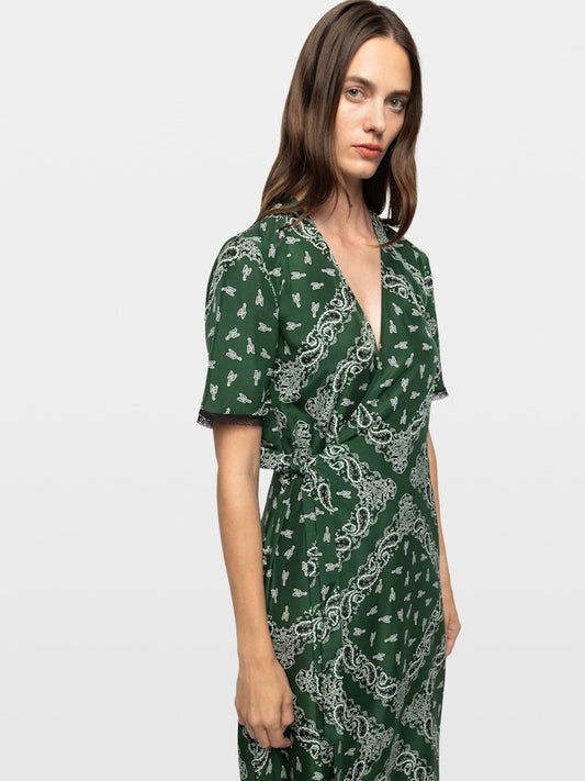Vestido Reforme 100% Seda