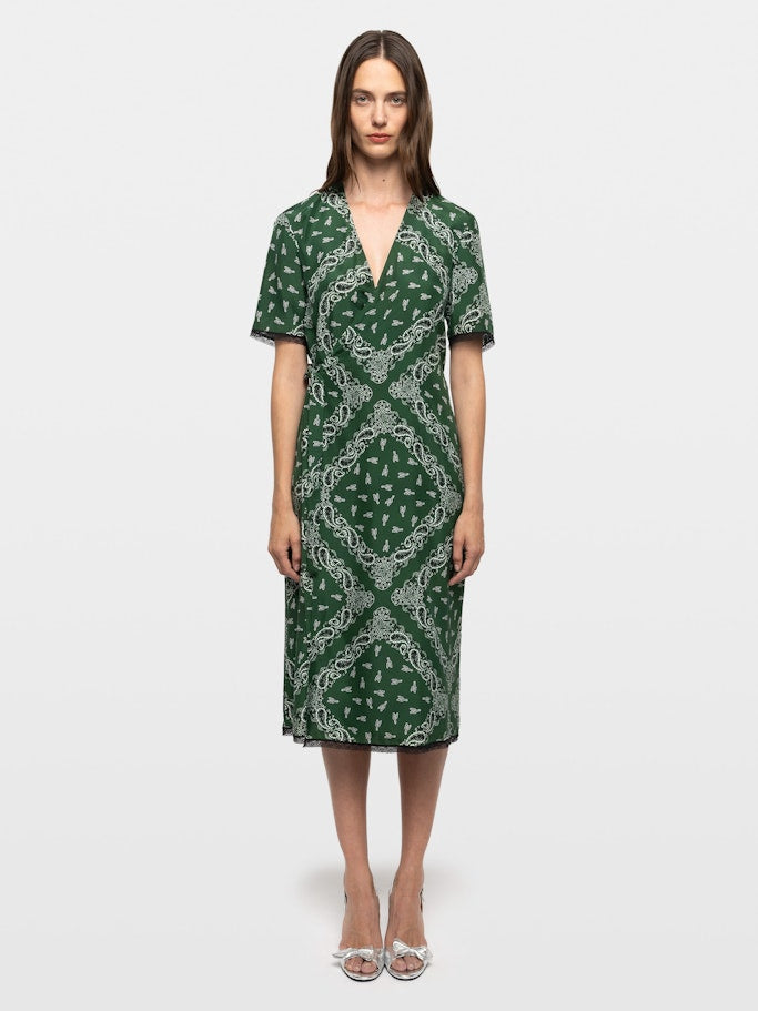 Vestido Reforme 100% Seda