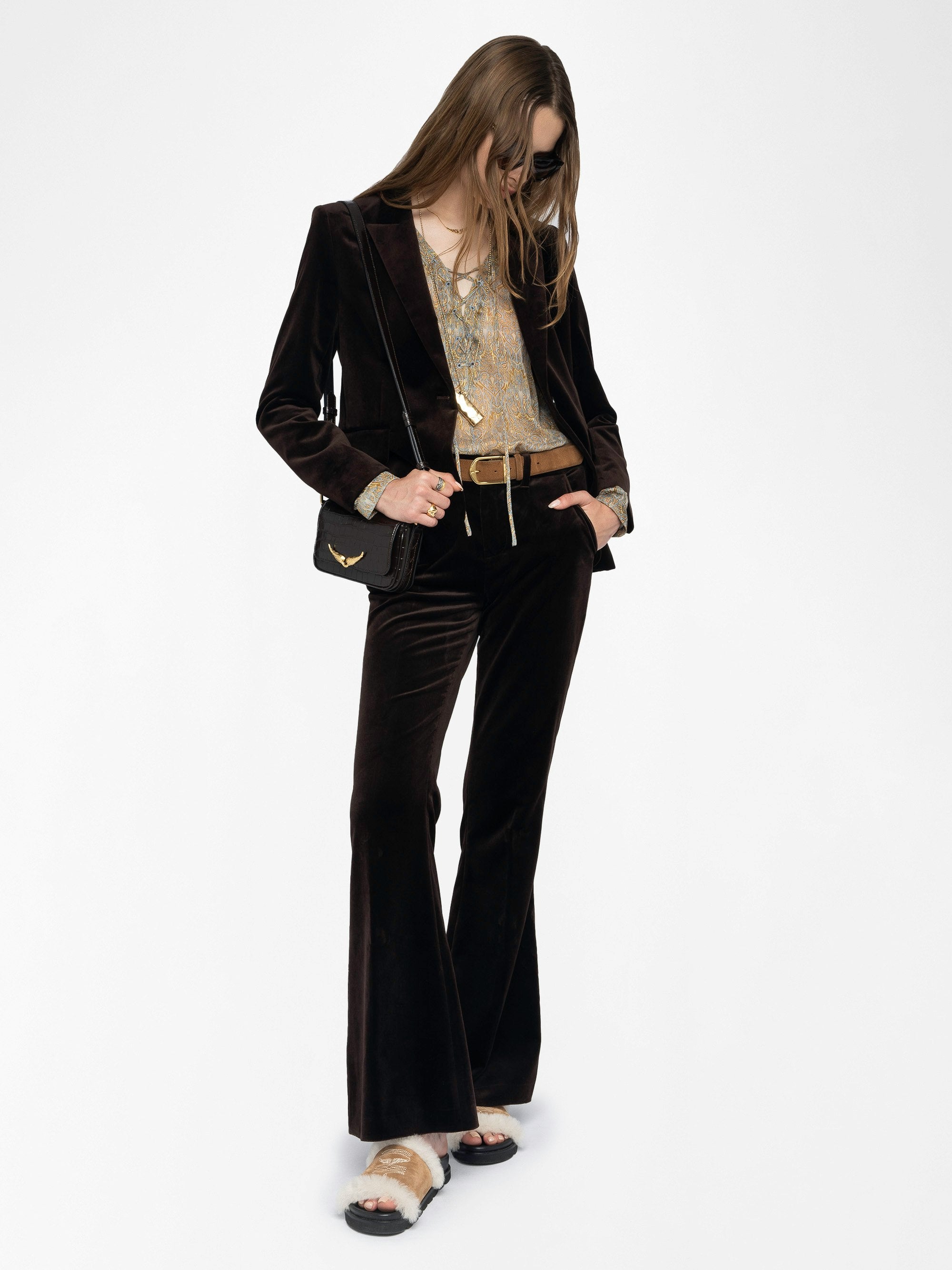 Pantalón Prevy de Terciopelo