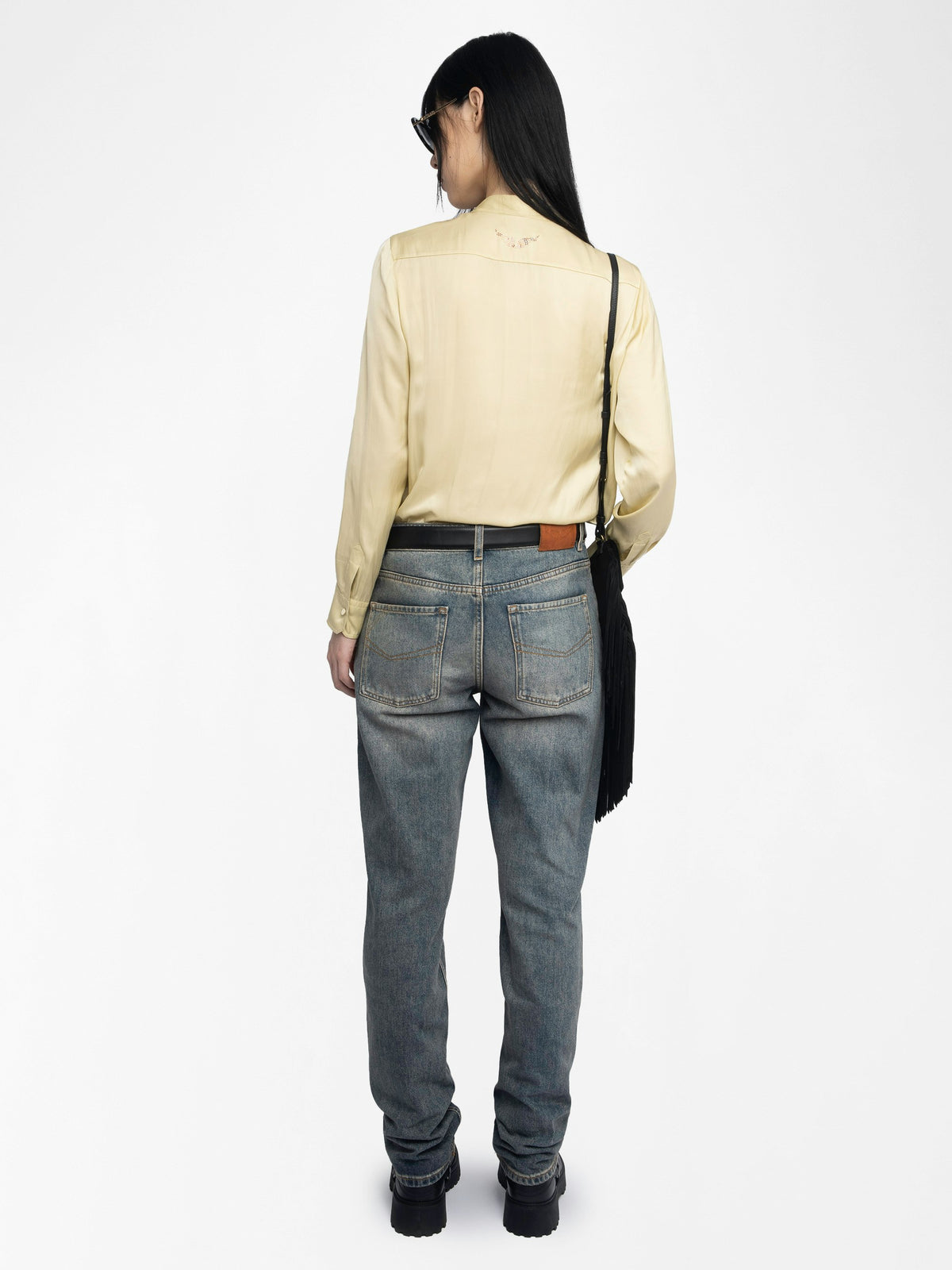 Camisa Tulba Satén Zadig & Voltaire — vista lateral