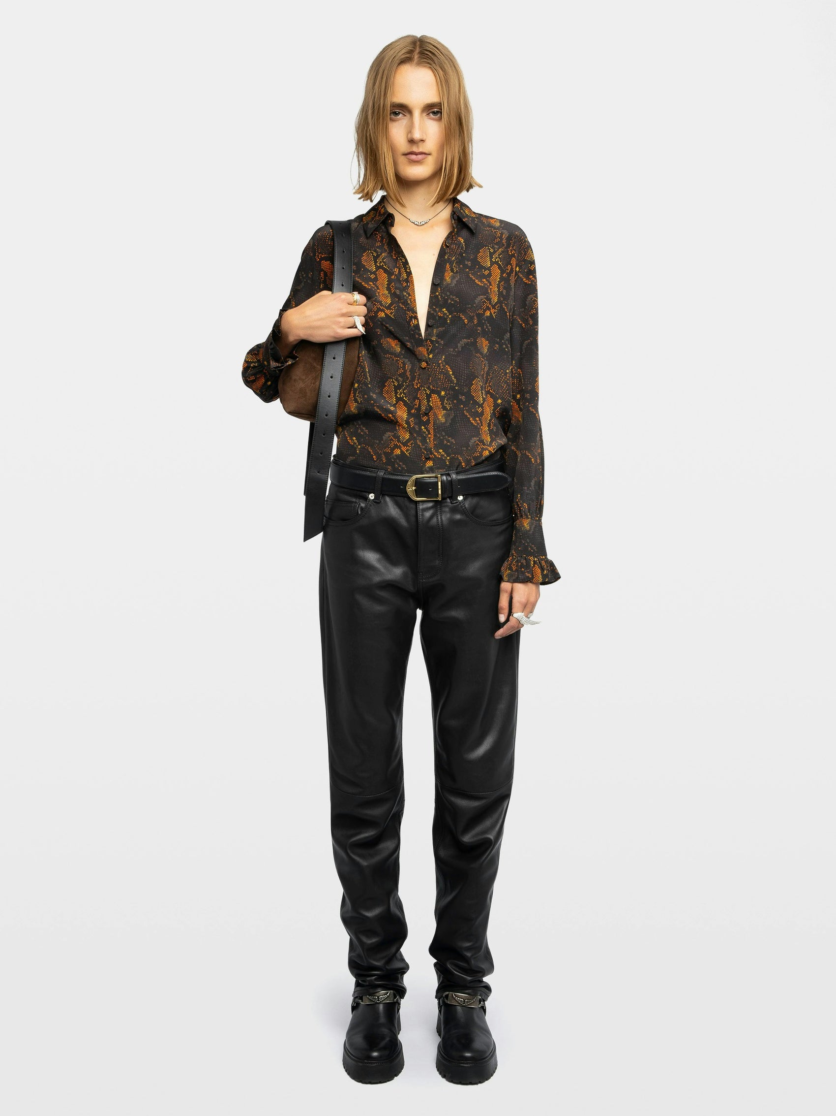 Camisa Thely 100% Seda