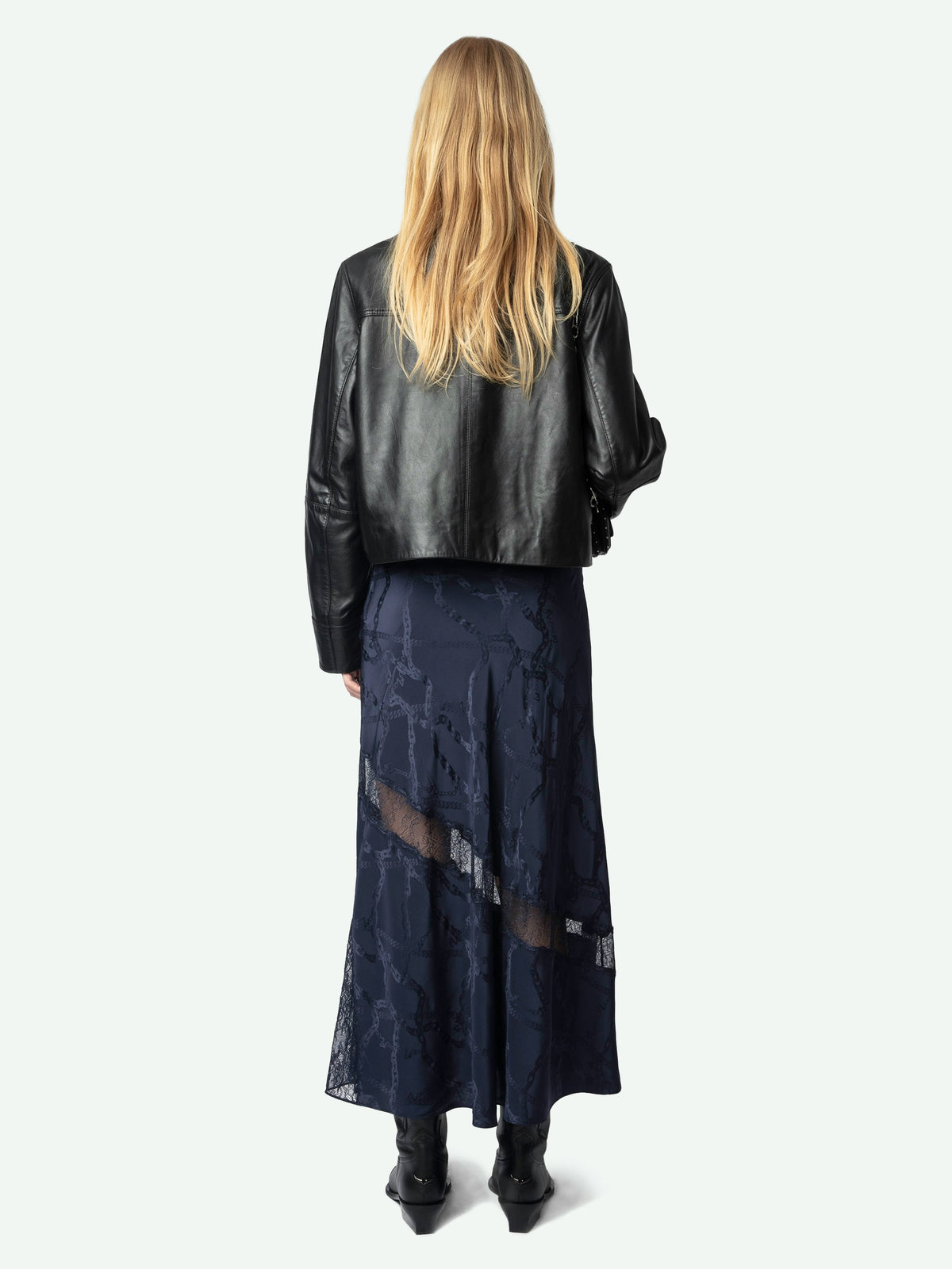 Falda Jaylal 100% Seda Zadig & Voltaire — vista lateral