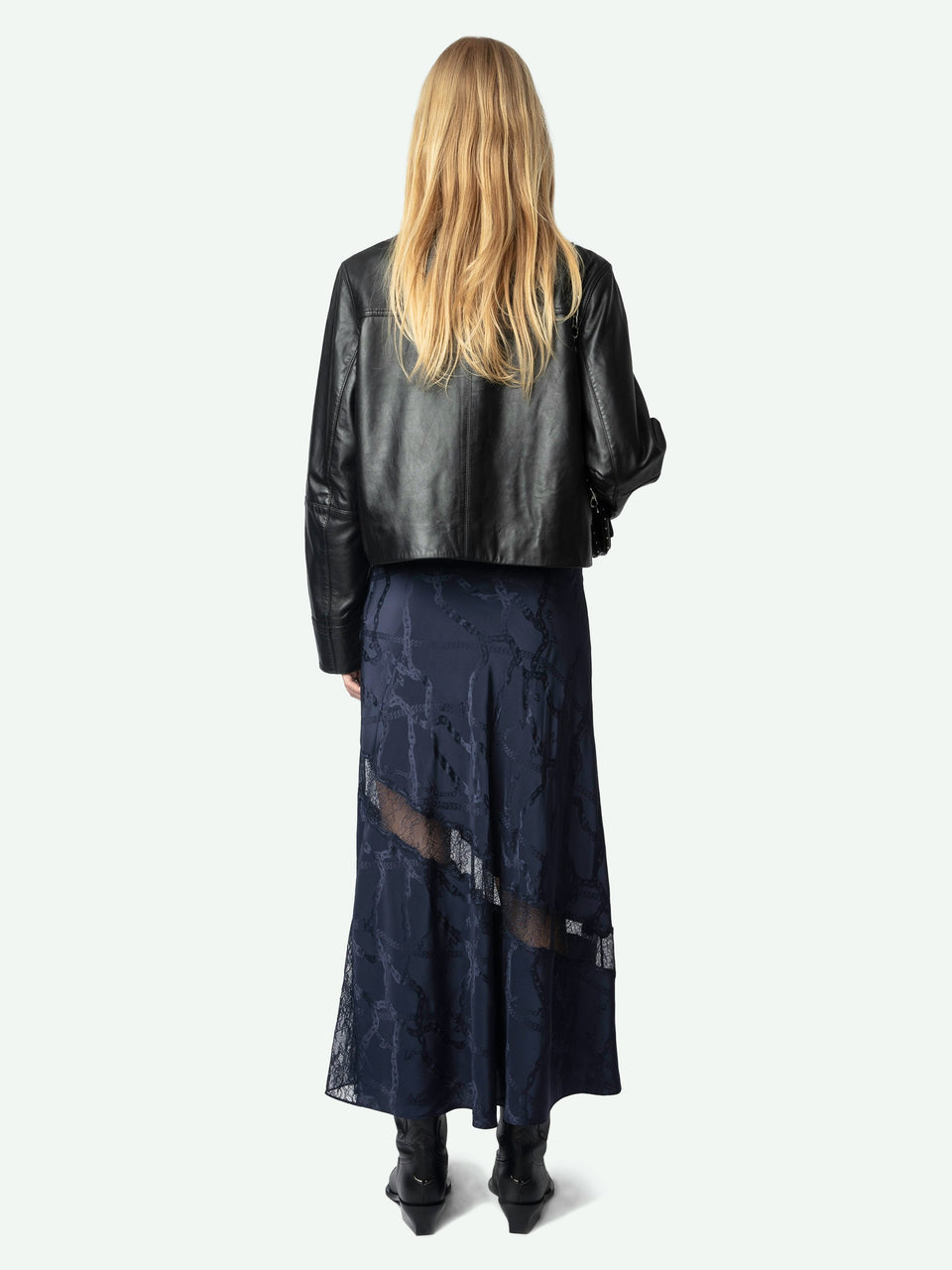 Falda Jaylal 100% Seda Zadig & Voltaire — vista lateral