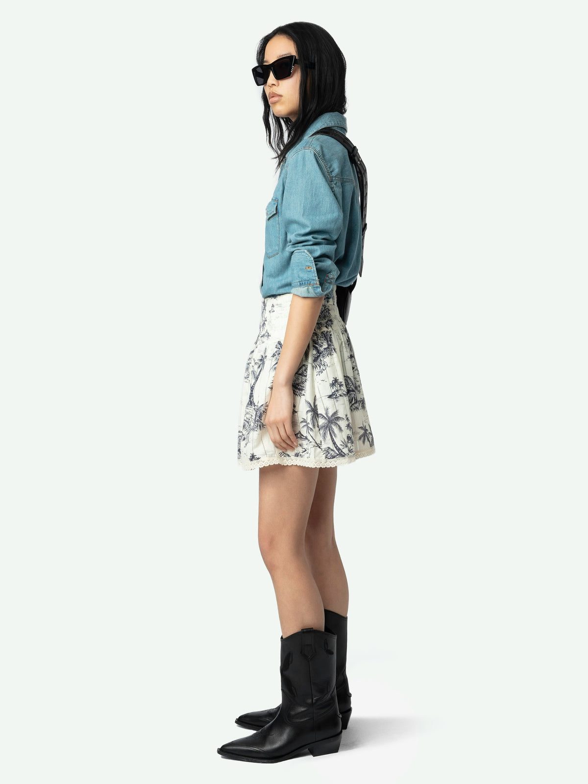 Falda Jocky -- NO PRENDER Zadig & Voltaire — vista lateral
