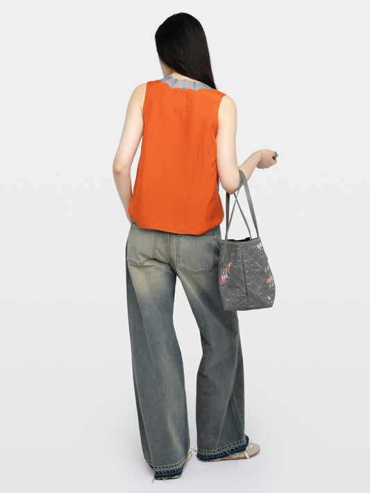 Top Lencero Tasao 100% Seda