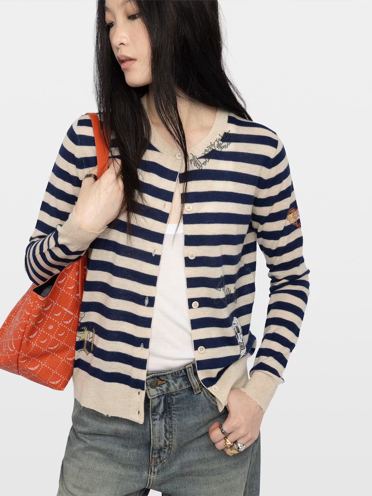 MISSYA CP STRIPES STRASS