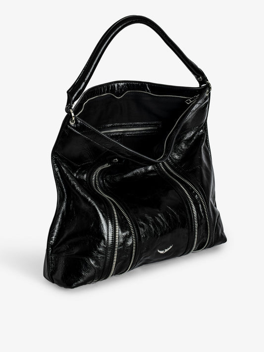 Bolso Sunny Hobo Vintage Patent Zadig & Voltaire — vista lateral