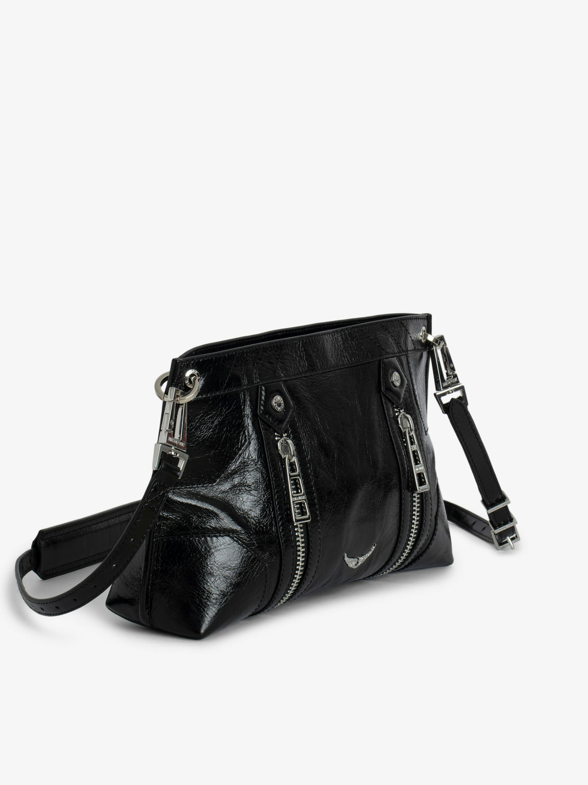 Bolso Sunny Moody Vintage Patent Zadig & Voltaire — vista lateral