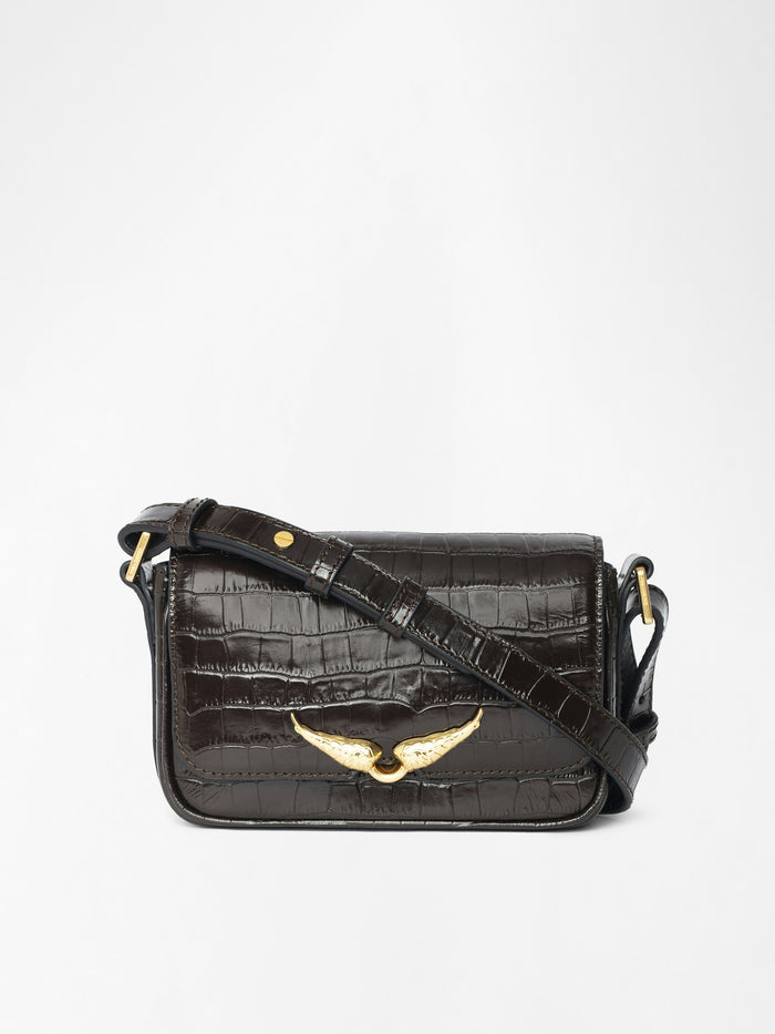 Bolso Le Zazi Croco Zadig & Voltaire — vista frontal