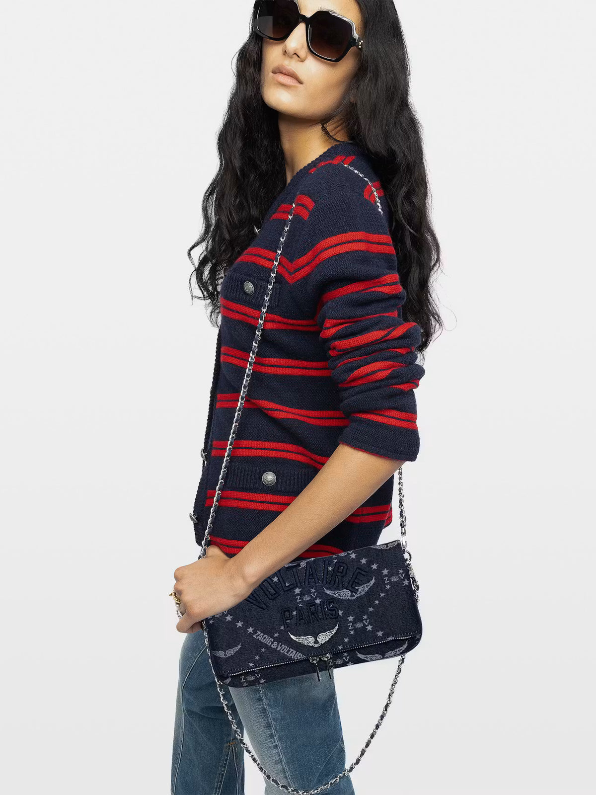 Bolso de Mano Rock Denim Monogram