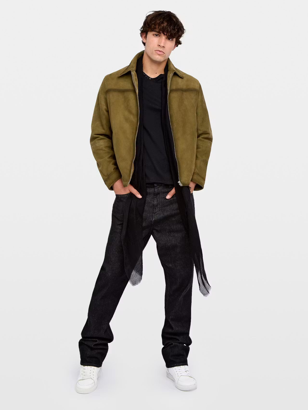 Chaqueta Loumy de Piel de Ante