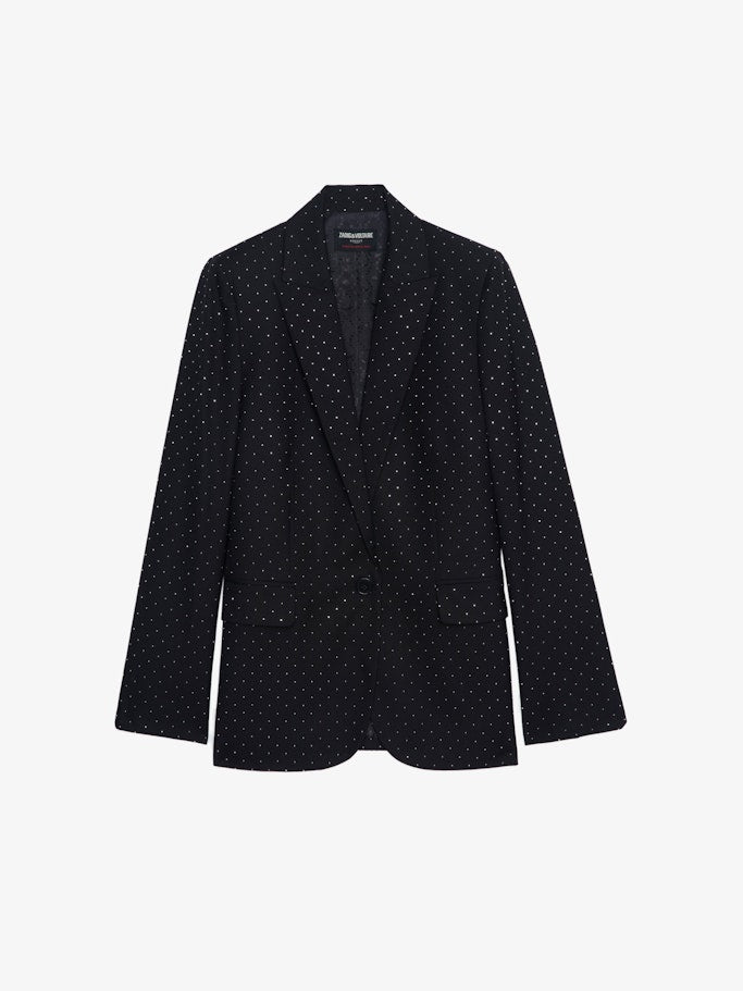 BLAZER VALSE TAILLEUR STRASS BLACK Zadig & Voltaire — vista frontal