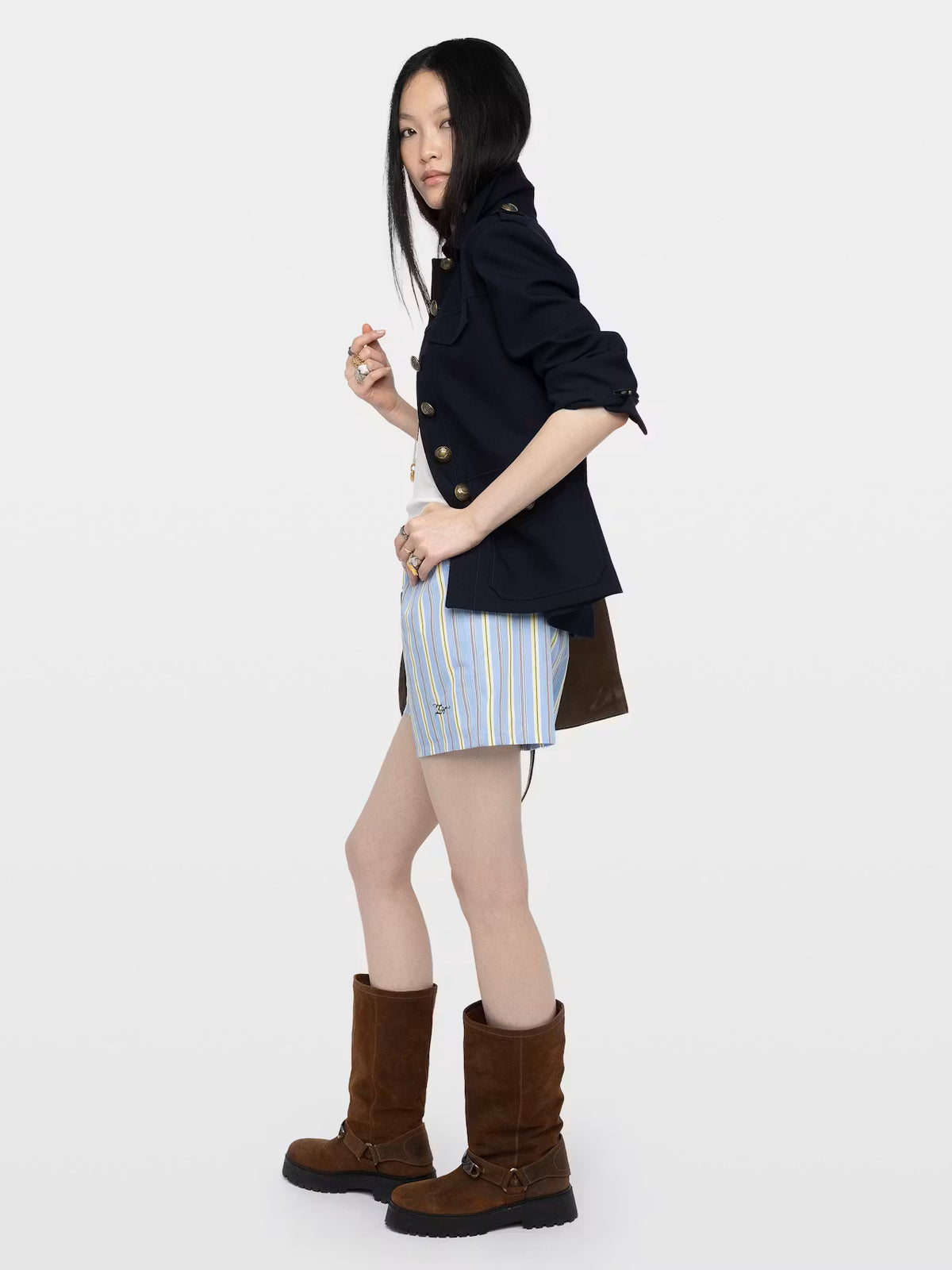 Short Pax de Piel Arrugada
