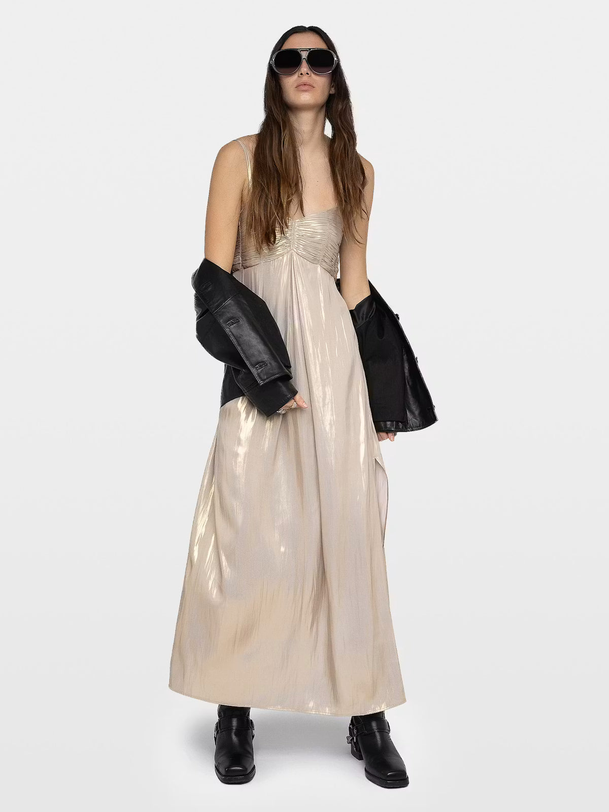 Vestido Rippie Satén