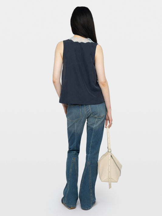 Top Lencero Tasao 100% Seda